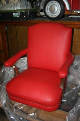 Seduta di revolving pelle